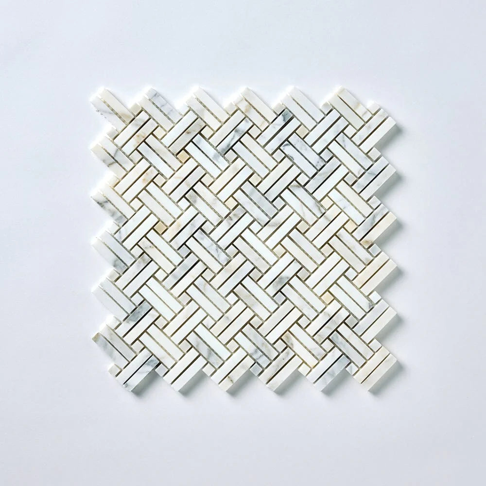 Calacatta Gold Dimensions Marble Mosaic