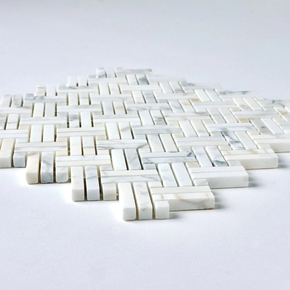 Calacatta Gold Dimensions Marble Mosaic