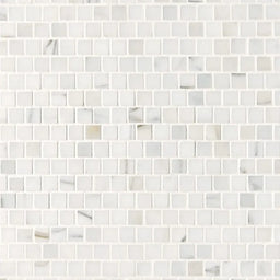 Calacatta Gold Marble 3/4x3/4 Hand Clipped Random Broken Mos