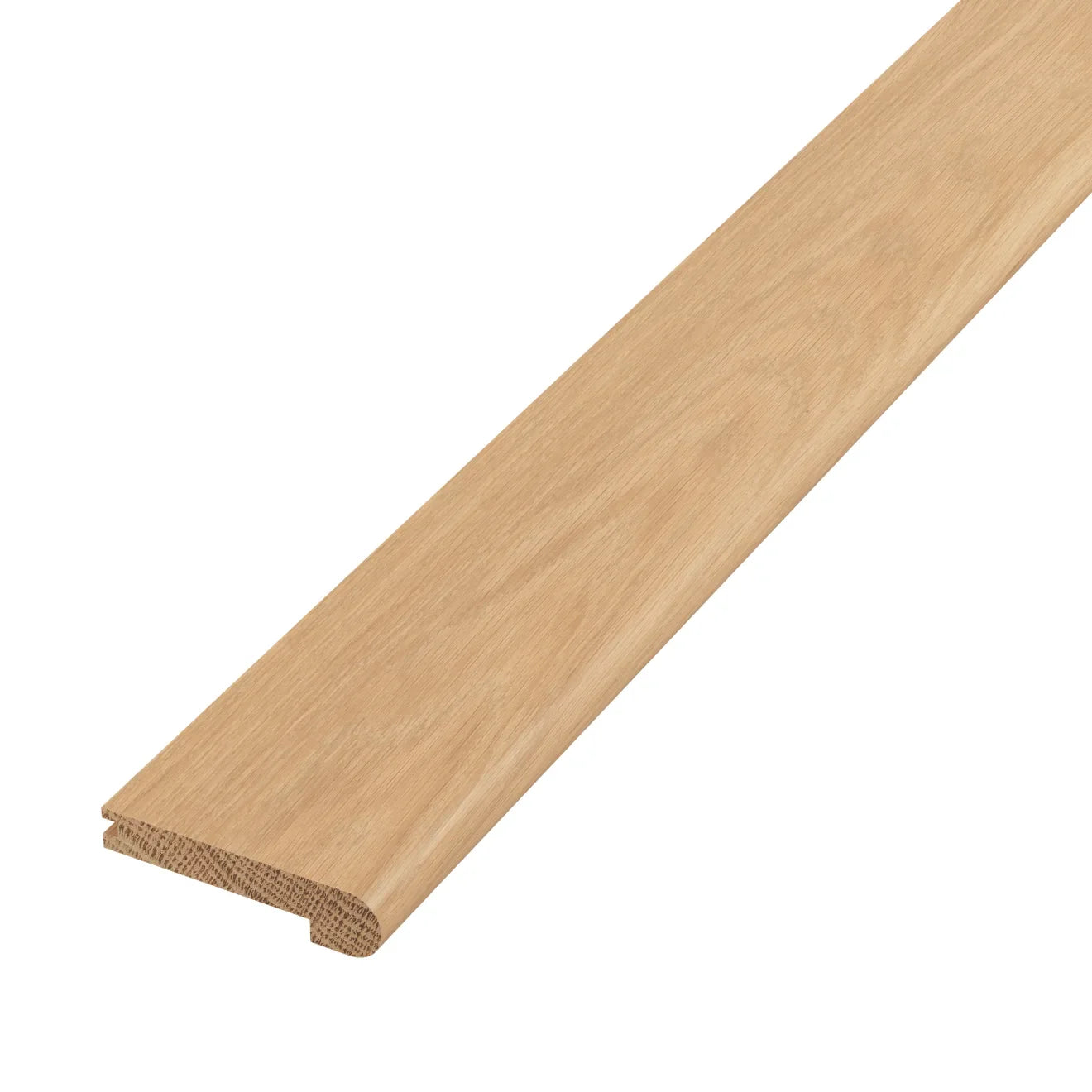 Bordeaux 3.45" x 76.75" Flush Round Stair Nose Hardwood Trim in Chambord