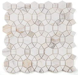 Aether Calacatta Marble Mosaic