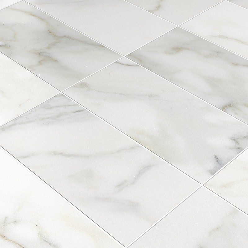 Calacatta Gold Honed Marble Tile 12”x24”